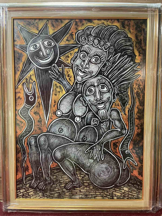 Фантастичното творчество на Ставри Калинов в изложбата Post Mortem